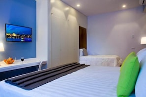 Premium bedding, minibar, in-room safe, desk