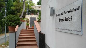 Blick von der Unterkunft