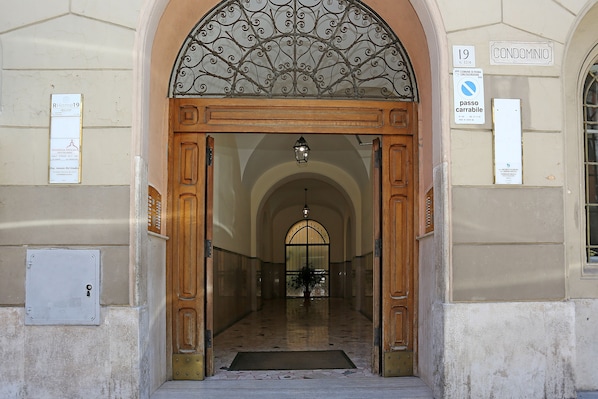 Entrée de l’hébergement