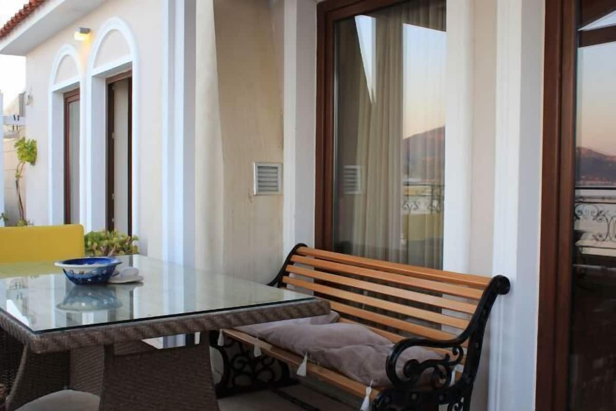 屋外ダイニングエリア