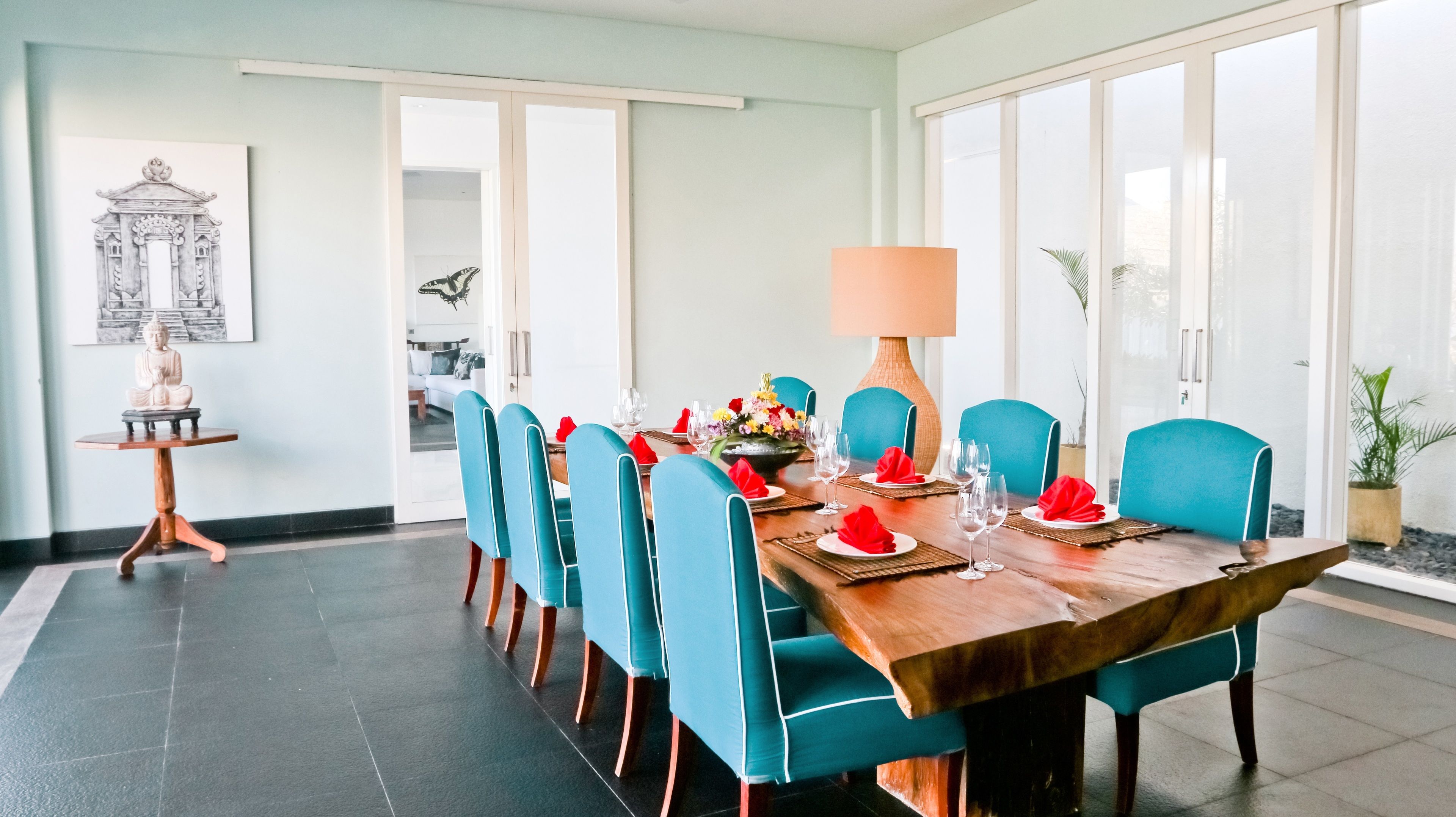 Vila superluxo, 4 quartos, vista para o oceano | Restaurante