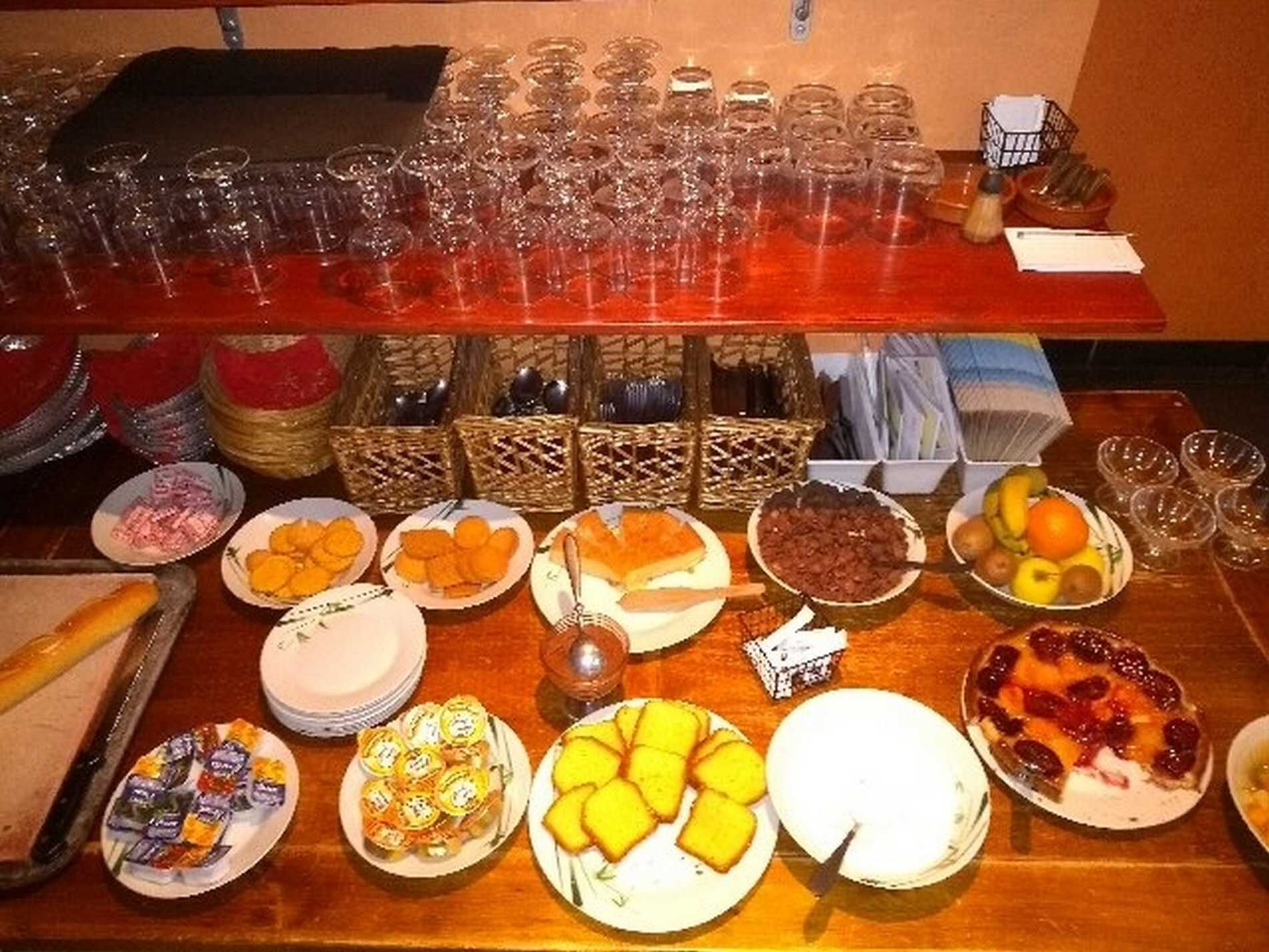 daily buffet breakfast (eur 7.50 per person)