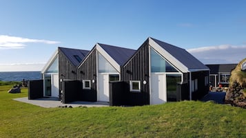 Northern Lights Superior Double Room with Hot Tub and Sauna Access - Self Check-in | 1 bedroom, in-room safe, desk, cribs/infant beds