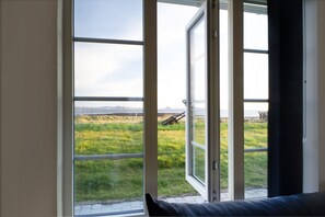 Superior Double Room with Hot Tub and Sauna Access - Self Check-in | View from room - Fisherman's Village (Garðabær)