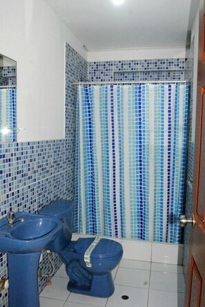 Habitació individual | Bany | Dutxa i articles de tocador gratuïts