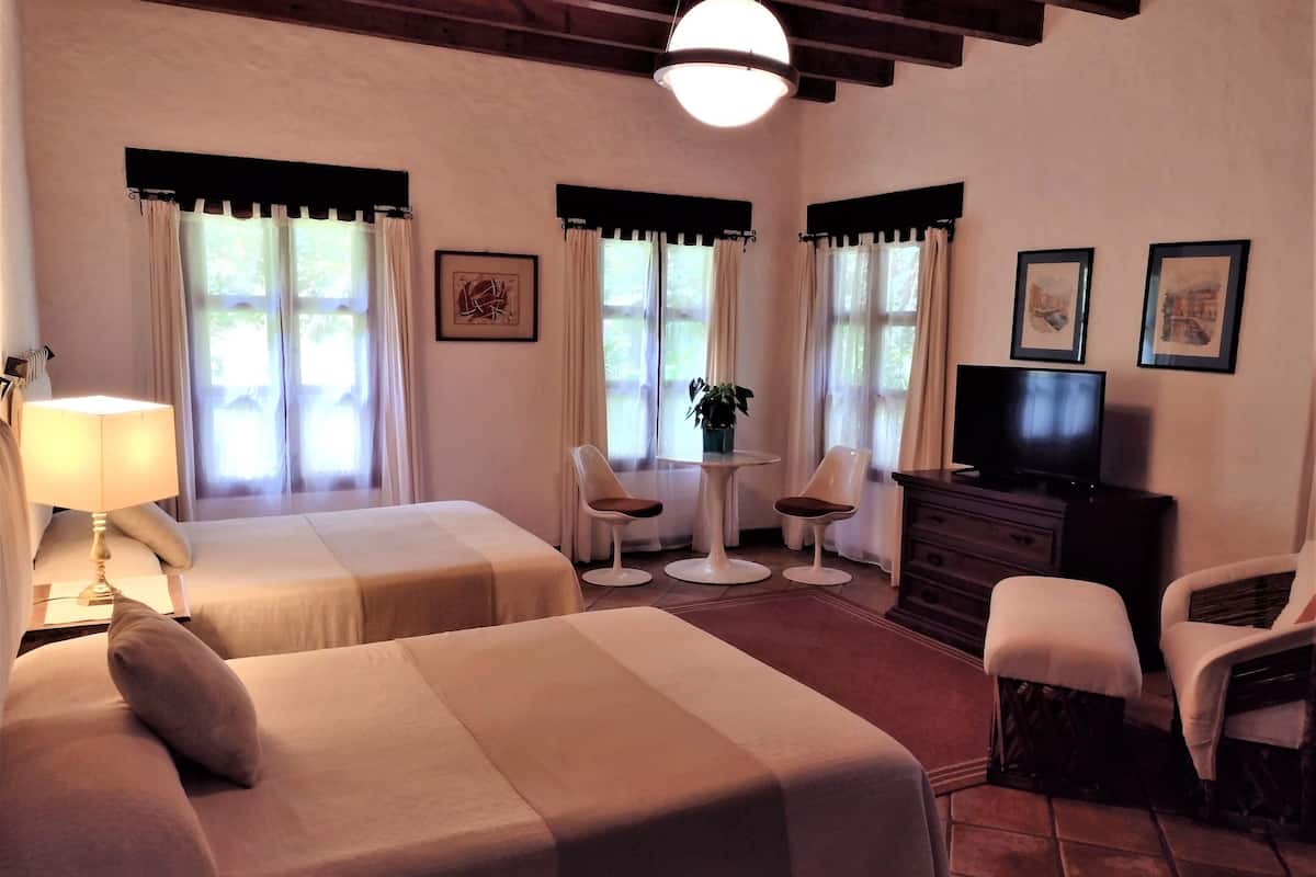 Standard Room, 2 Double Beds | Premium bedding, in-room safe, individually decorated