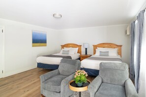 Premium bedding, individually decorated, individually furnished, desk