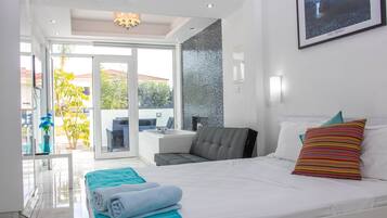 Studio Lune de Miel, 1 grand lit, baignoire Ă jets (4) | Baignoire Ă jets