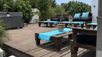 Appartement Luxe, 3 chambres, bain Ă remous (Terrace, 7) | Terrasse/Patio