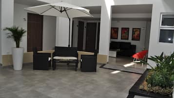 Lobby sitting area