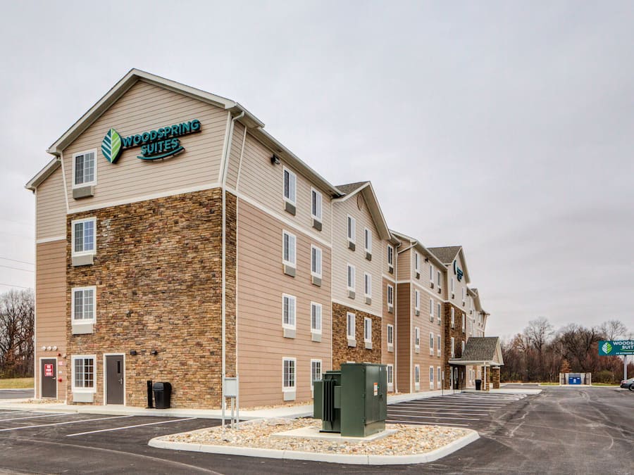 Voorkant van accommodatie