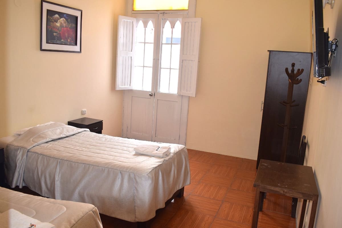 Chambre avec lits jumeaux