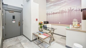 Sitteområde i lobbyen