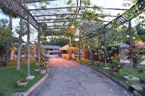 Blick auf den Garten