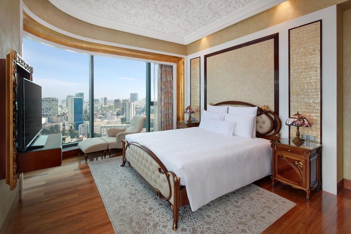 Suite | 1 slaapkamer, Italiaanse Frette-lakens, luxe beddengoed, donsdekens