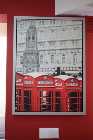 城市公寓, 1 间卧室, 公园景观 | 客厅 | LED 电视