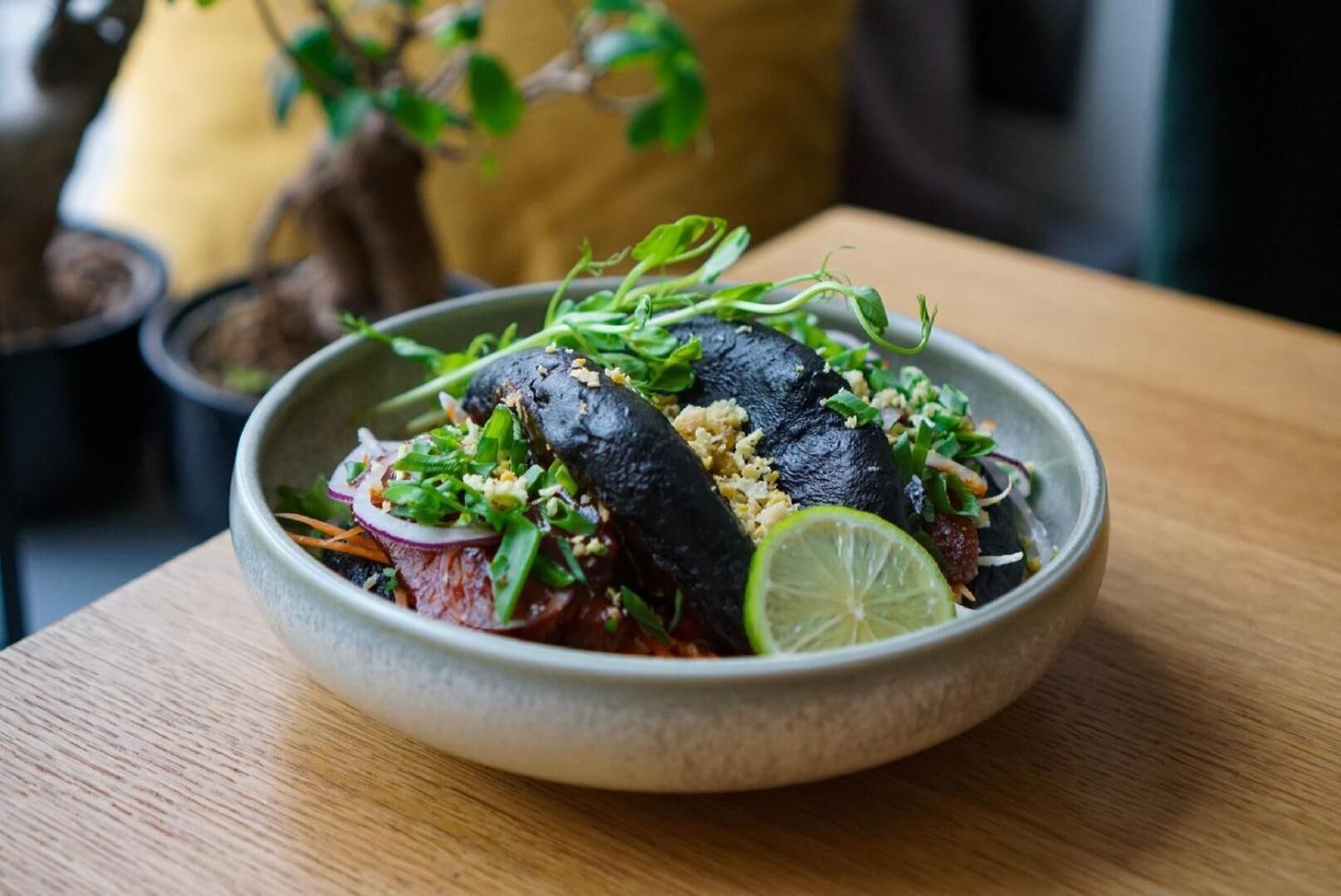 breakfast, lunch and dinner served