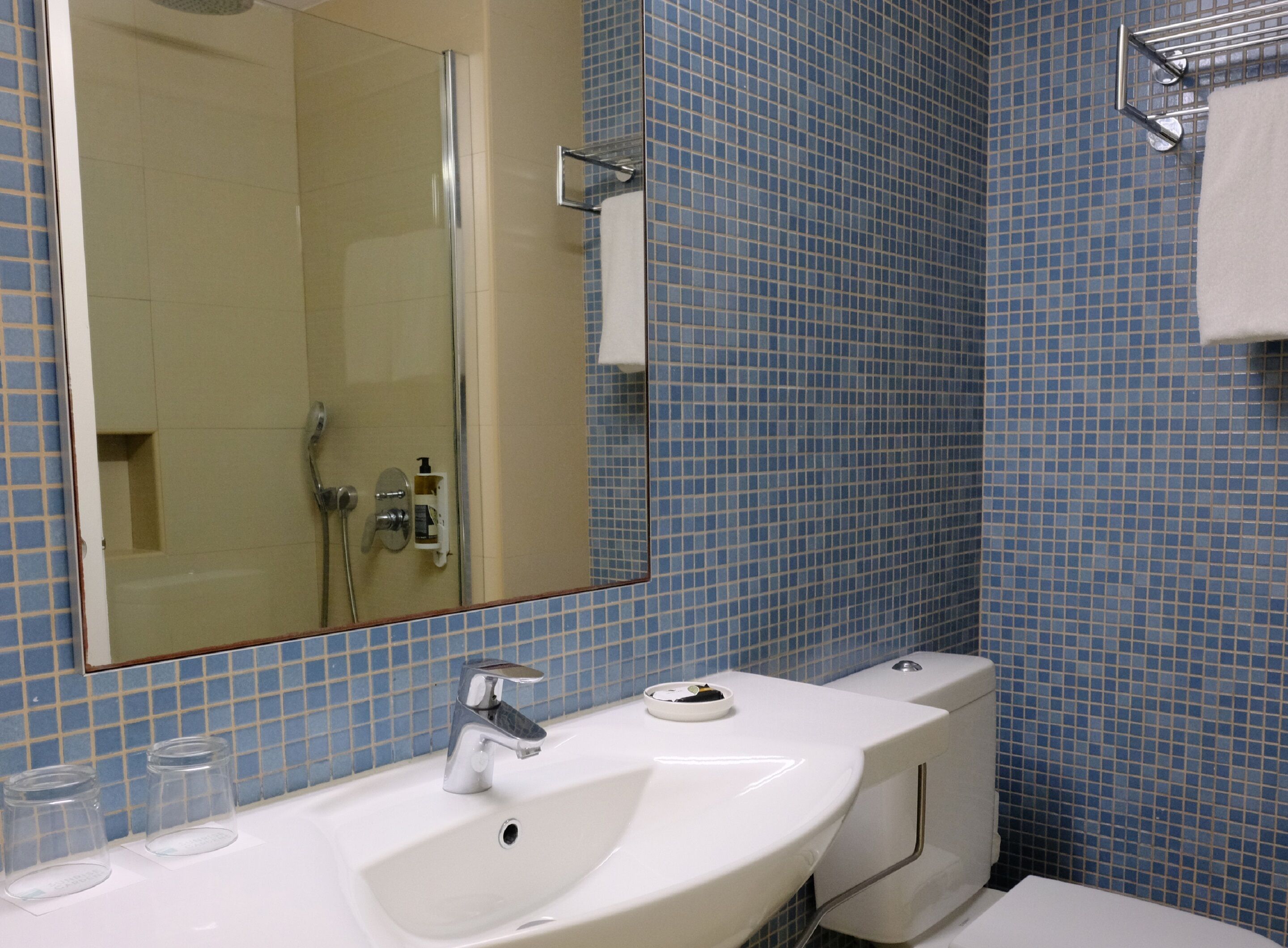 family suite, garden view | bathroom | free toiletries, hair dryer, towels