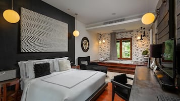 Biancheria da letto di alta qualità, minibar, una cassaforte in camera