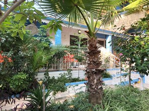 Outdoor pool, pool umbrellas, sun loungers - Side Temple Hotel (Manavgat)