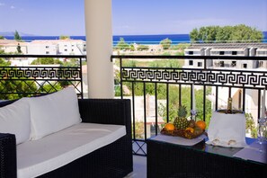 Habitación Deluxe, vistas al mar | Vistas del balcón
