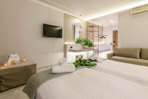 Hypo-allergenic bedding, blackout curtains, iron/ironing board - Plaza Pallas (Zakynthos)