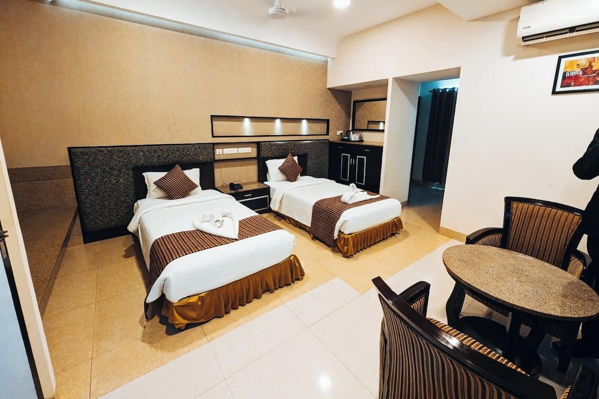 Ropa de cama de alta calidad y minibar