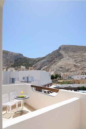 Superior Room with Mountain View | View from room - Selini Hotel (Santorini)