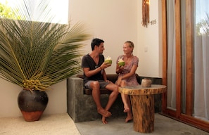 Deluxe Double Room, 1 King Bed, Garden View | 1 bedroom, minibar, in-room safe, desk - Dhiffushi White Sand Beach Hotel (Dhiffushi)