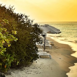 On the beach, white sand, scuba diving, snorkelling