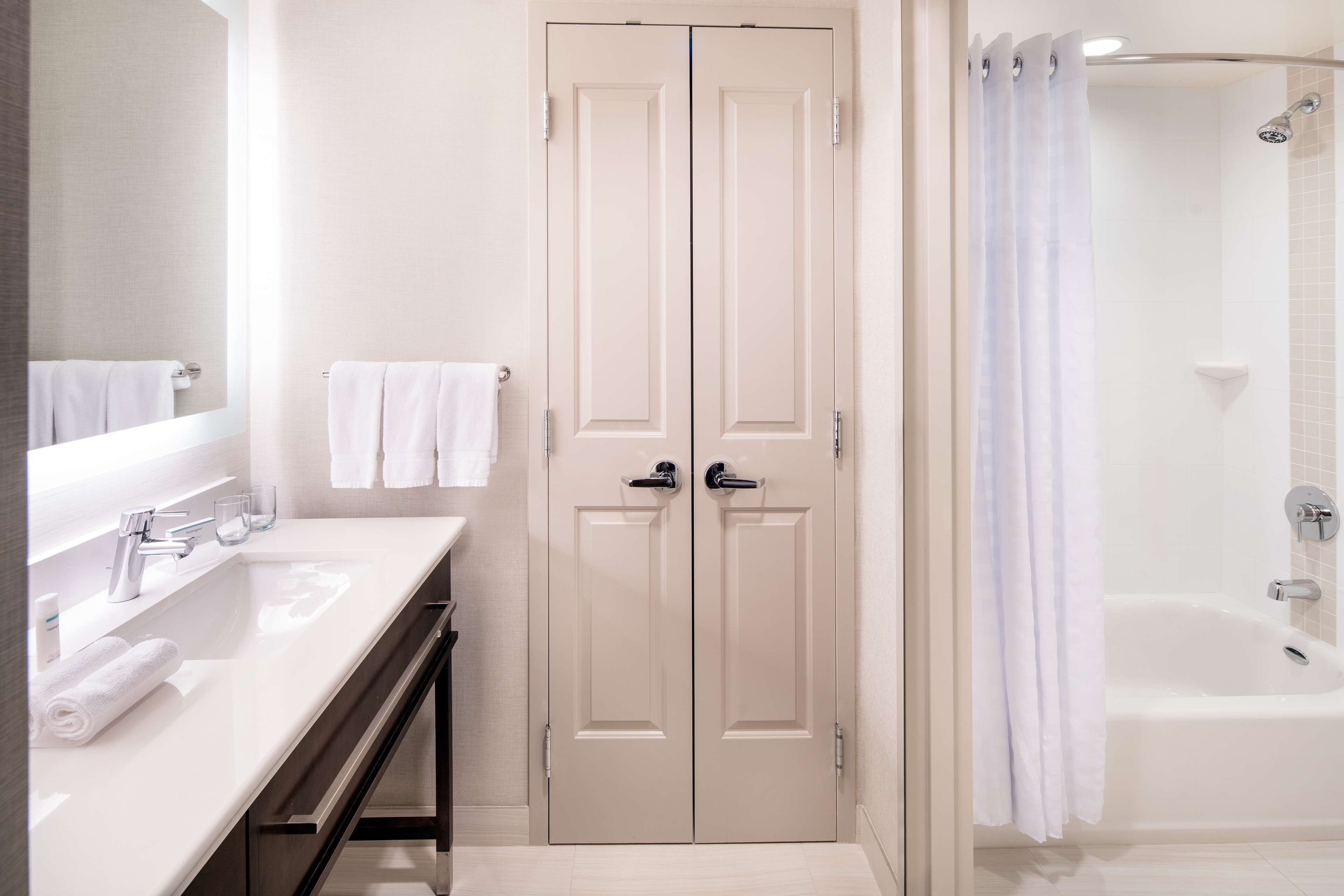 free toiletries, hair dryer, towels, soap