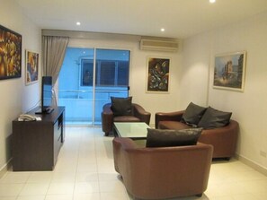 Apartment, 2 Bedrooms | Living area | 29-inch TV with cable channels - Mosaik Luxury Apartments (Pattaya)