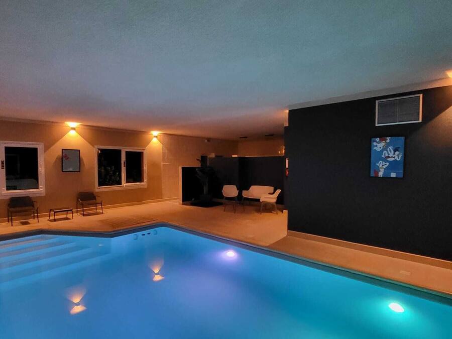 Indoor pool, open 8:30 AM to 9:00 PM, free cabanas, sun loungers