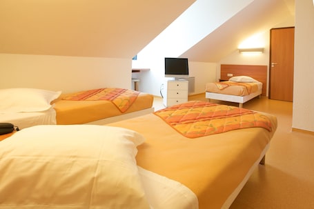 Classic Room, 3 Twin Beds | Desk, soundproofing, iron/ironing board, rollaway beds