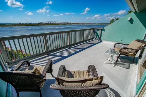 Appartement Standard, 3 chambres, vue sur la lagune | Terrasse/patio