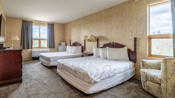 客房, 2 张大床 (No Pets Allowed) | 遮光窗帘、折叠床/加床(额外收费)、免费 WiFi、床单