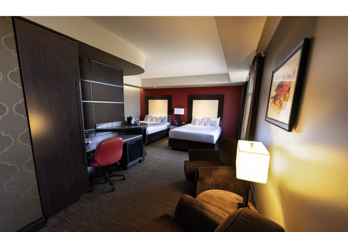 Deluxe Room, 2 Queen Beds (Deluxe Double Queen) | In-room safe, desk, laptop workspace, blackout curtains