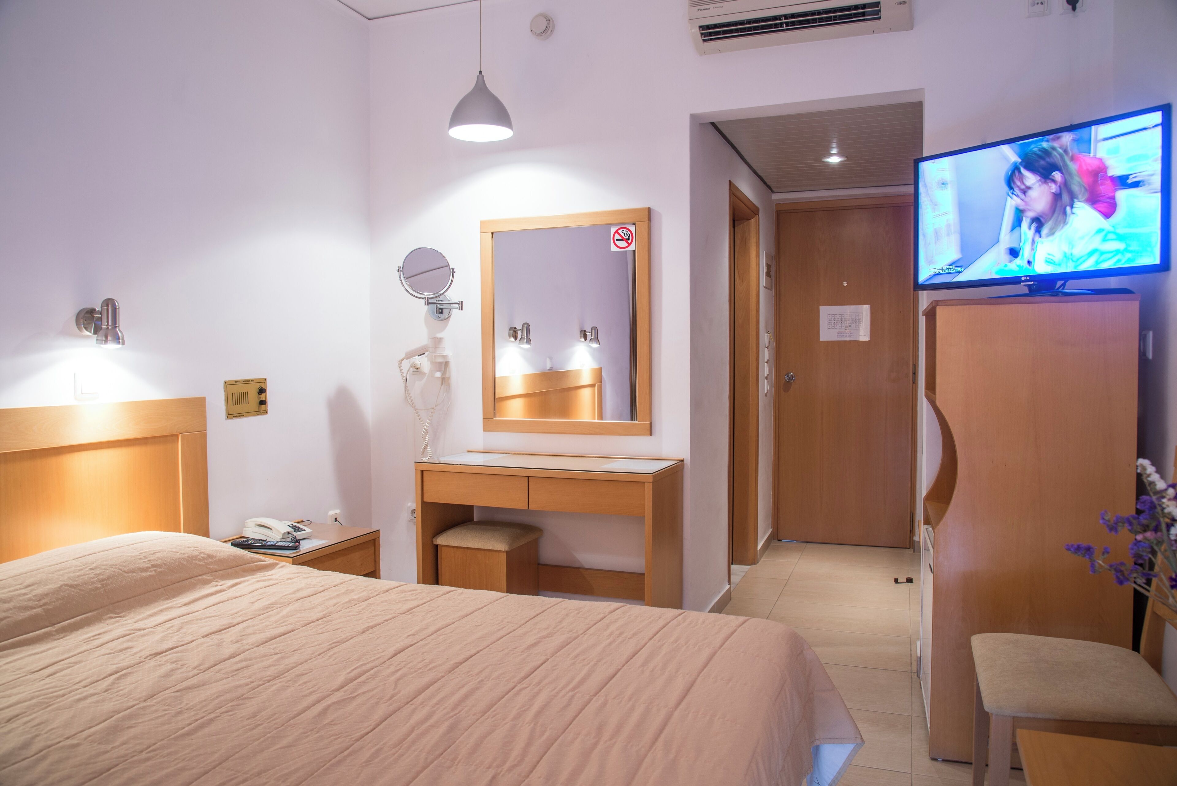 Soundproofing, free cots/infant beds, free WiFi, bed sheets