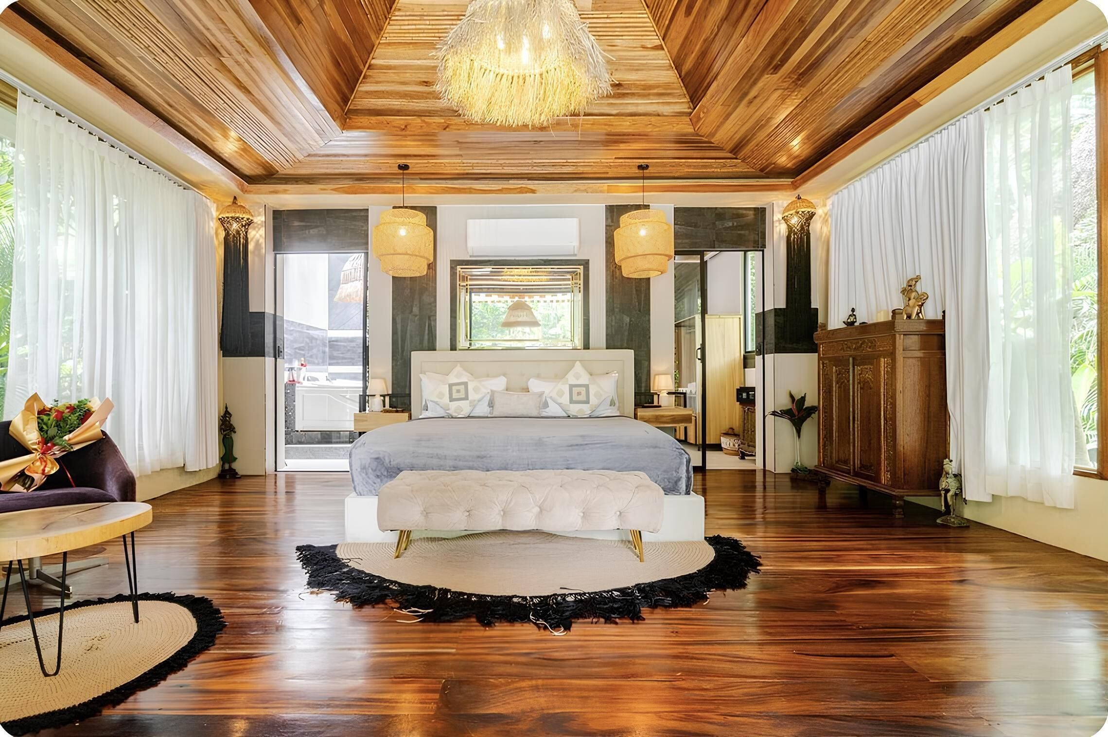 Luxe kamer, 1 kingsize bed, uitzicht op zee, aan zee | Luxe beddengoed, pillowtop-bedden, een kluis op de kamer