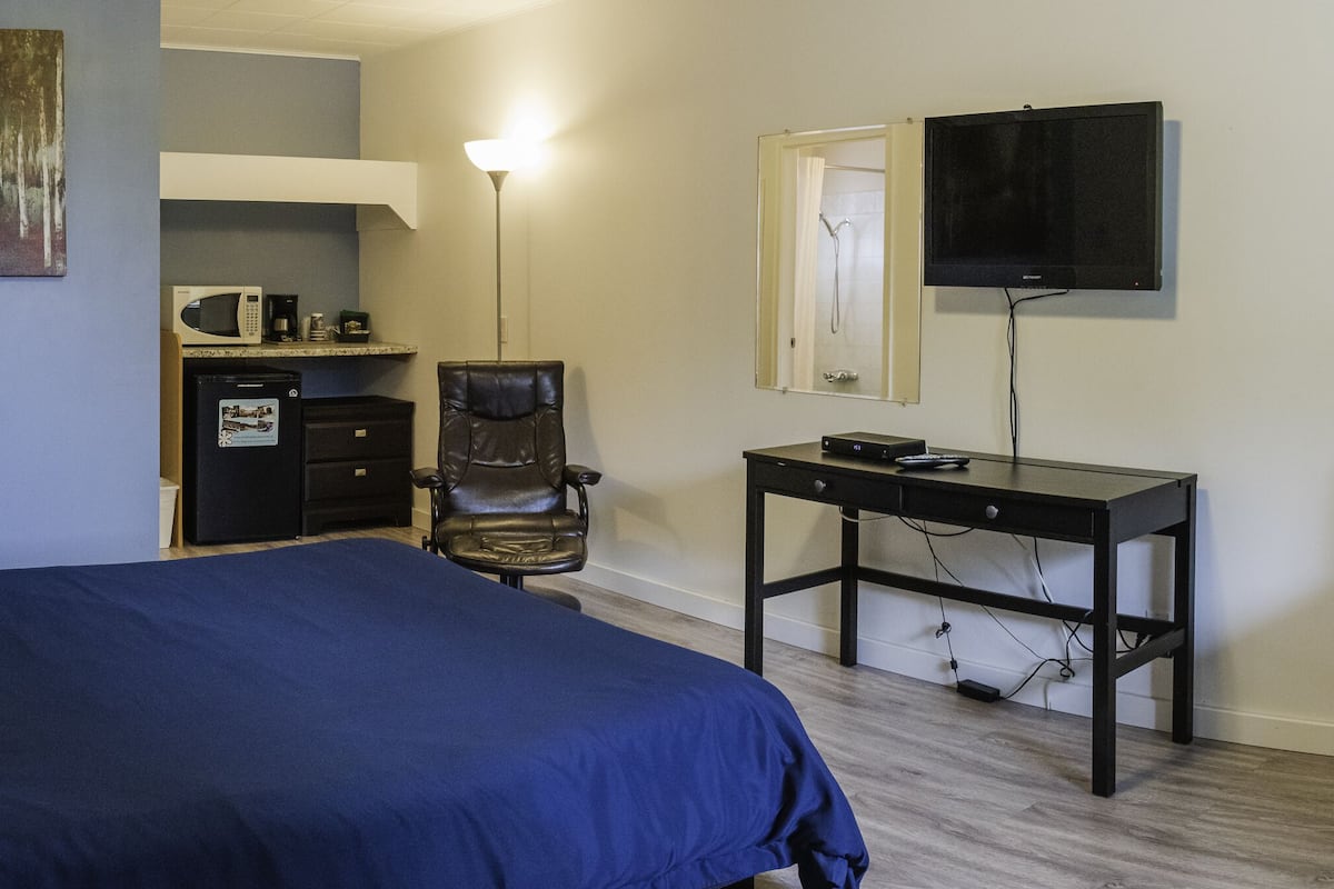 Standard Room, 1 Queen Bed | Desk, blackout drapes, iron/ironing board, free WiFi