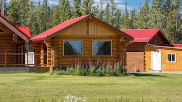 Chalet Premium, 1 cama King size, baño en la habitación, vista a la montaña | 1 habitación, ropa de cama de alta calidad y camas con efecto memoria