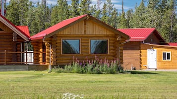 Chalet Premium, 1 très grand lit, salle de bains attenante, vue montagne