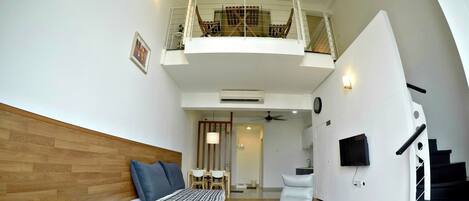 Modern Japanese Duplex Suite | Living room