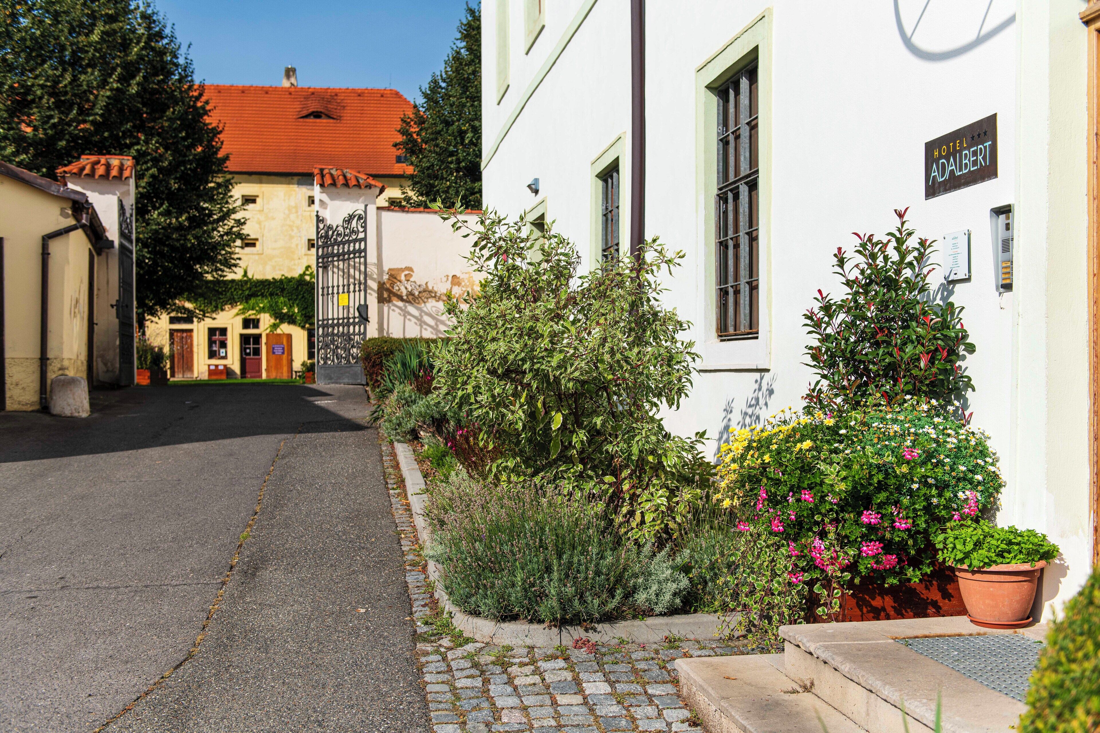 Majoituspaikan julkisivu