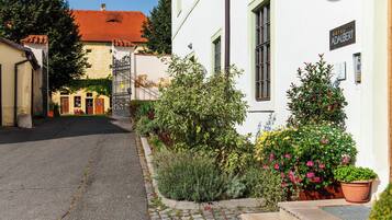 Majoituspaikan julkisivu