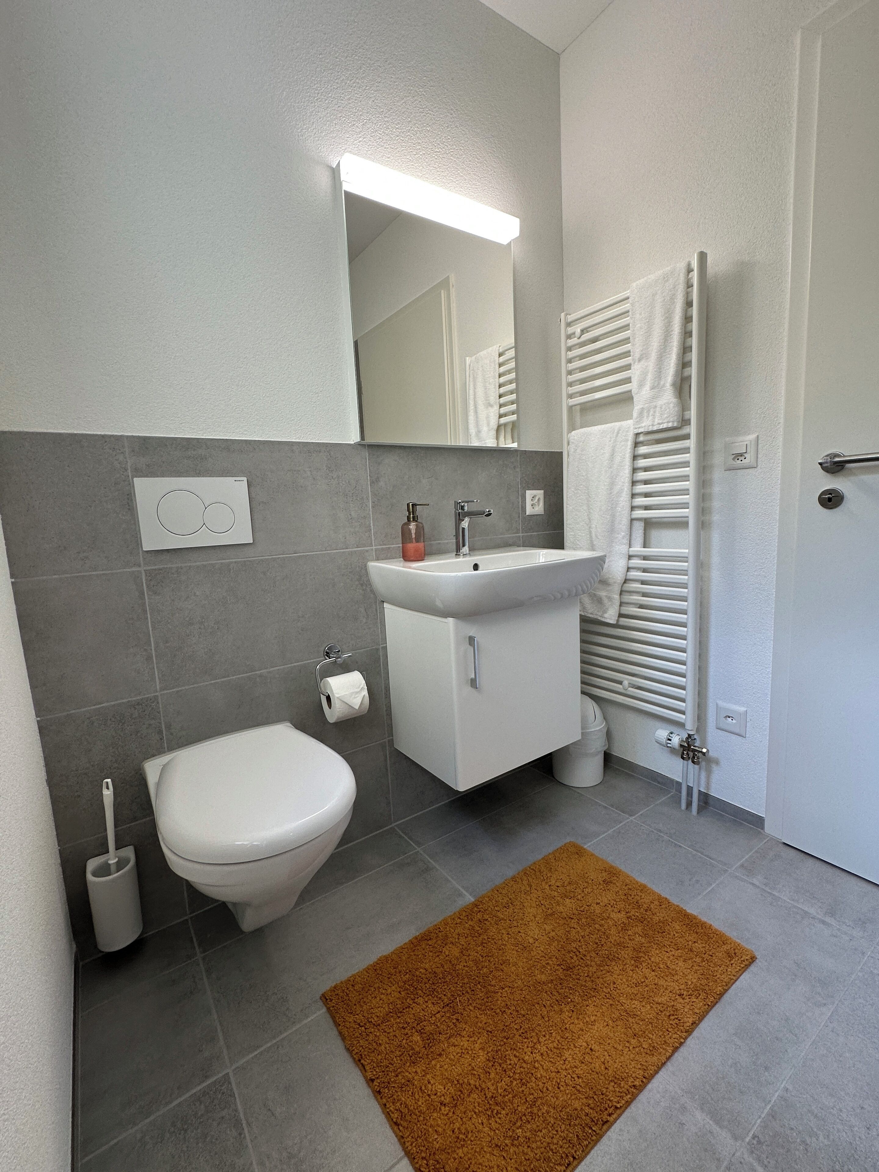 single room | bathroom | towels