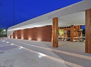 Front of property - evening/night