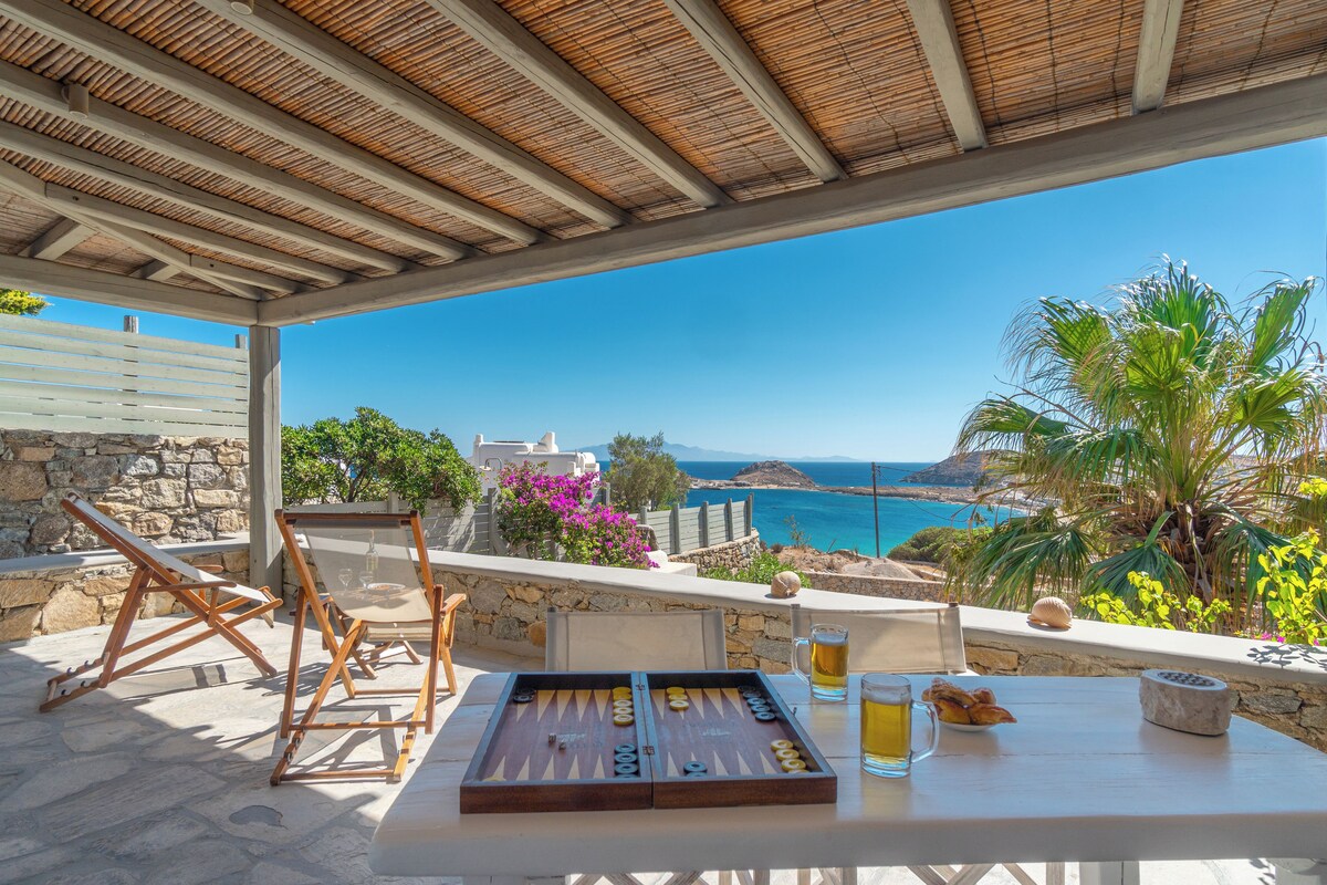 Villa – executive, 4 soverom, sjøutsikt (Lia) | Terrasse/patio