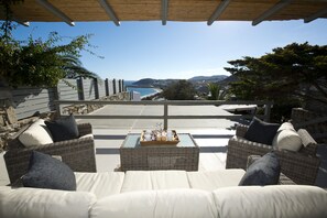 Premium Villa, 3 Bedrooms, Private Pool, Sea View (Karali) | Living area