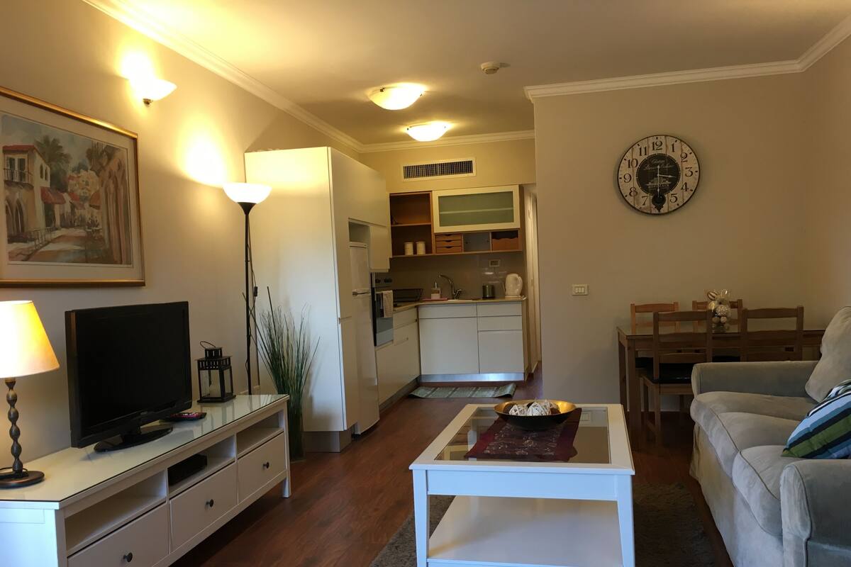 One Bedroom Apartment With Garden View(1/45) | Bathroom | Shower, hair dryer, towels